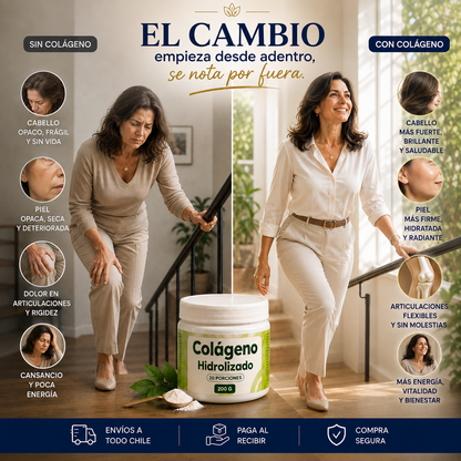 Colágeno Hidrolizado 200 mg 20 porciones