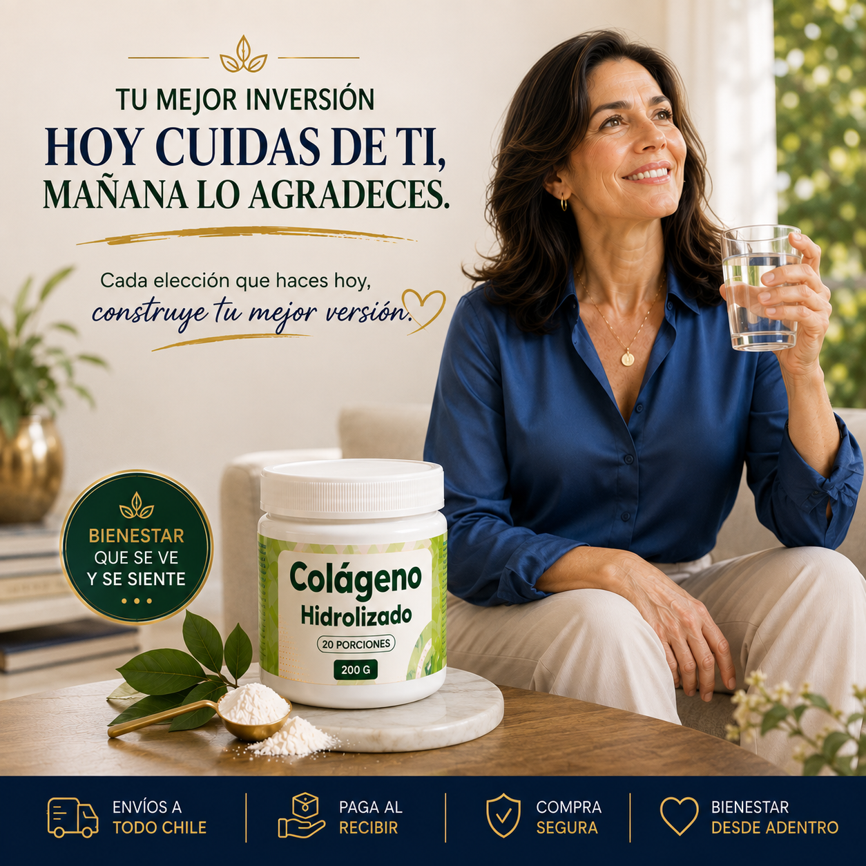 Colágeno Hidrolizado 200 mg 20 porciones