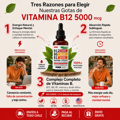B12 Vitamina en Gotas
