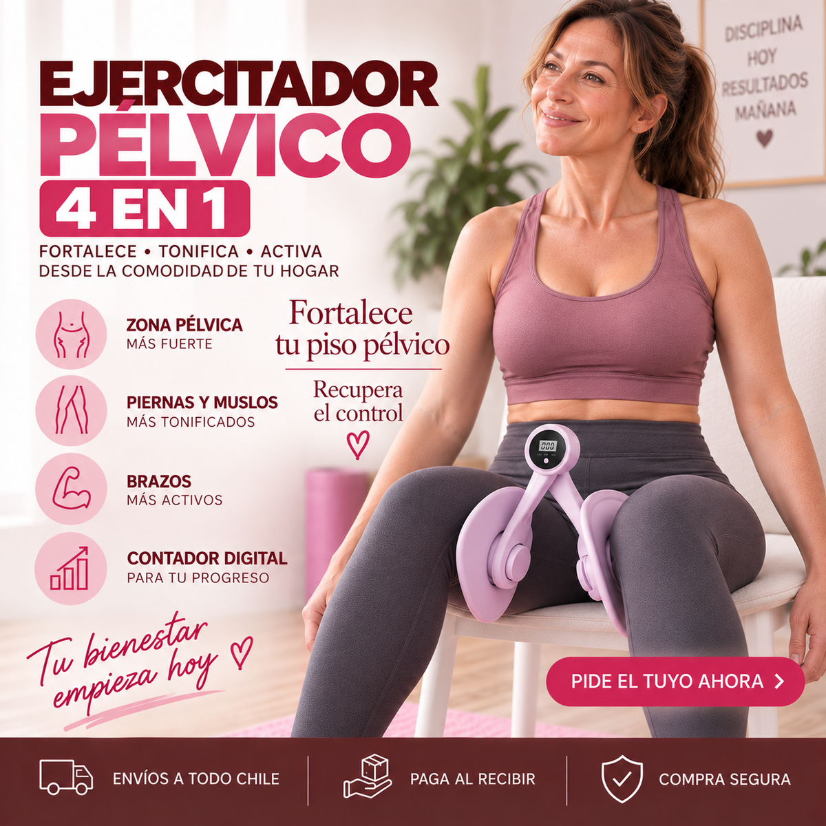 Ejercitador Piso Pélvico 4 en 1