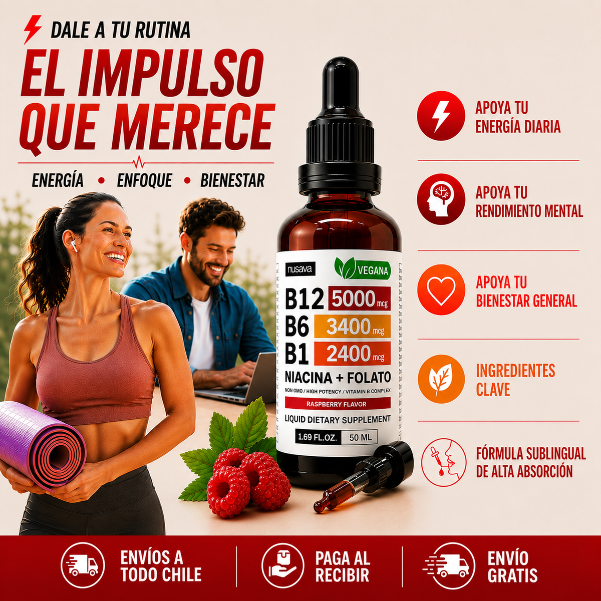 B12 Vitamina en Gotas