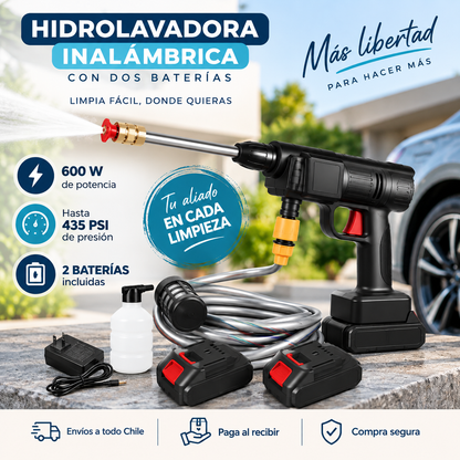 Hidrolavadora Inalámbrica