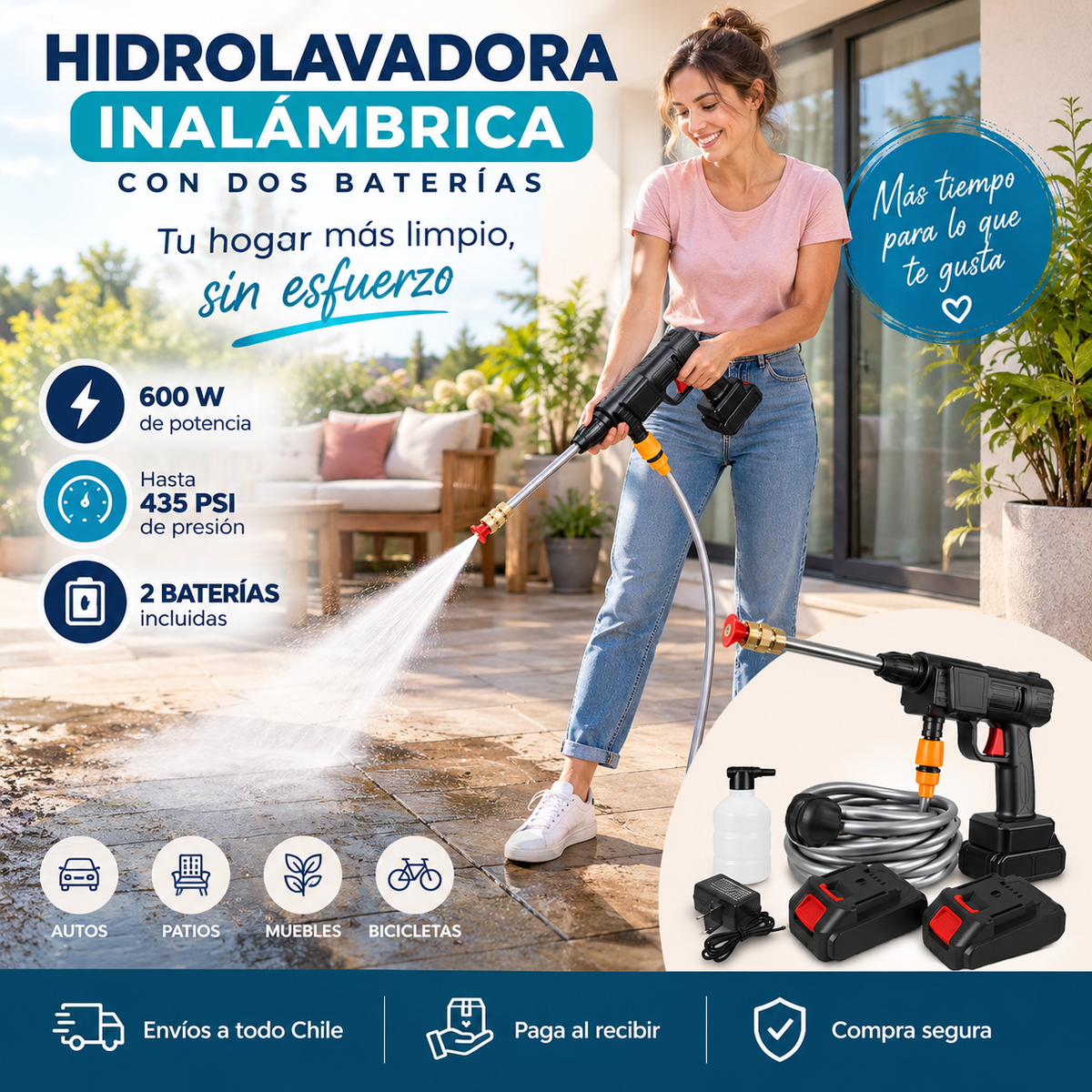 Hidrolavadora Inalámbrica