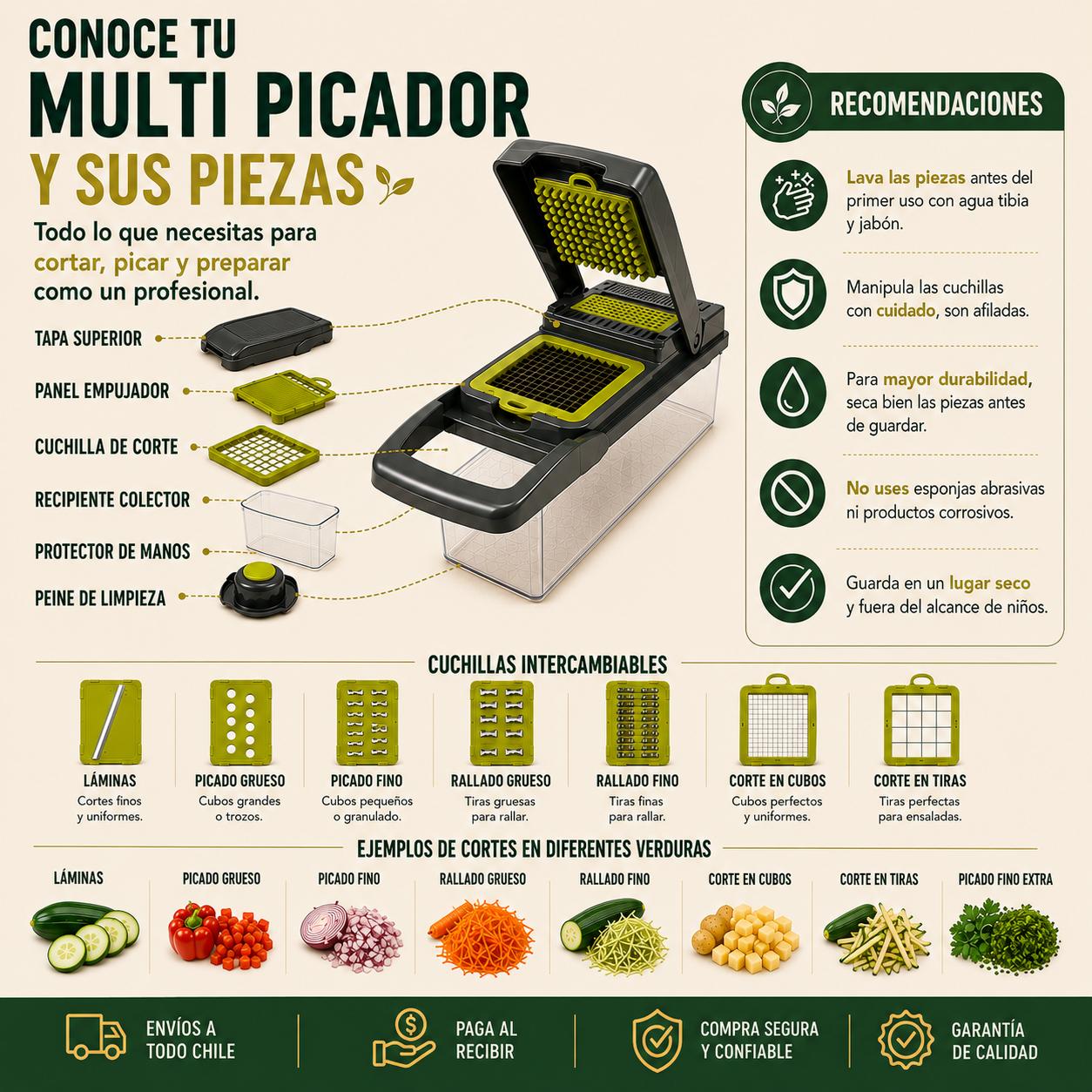 MULTI PICADOR DE VEGETALES