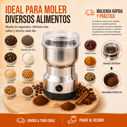 MOLEDOR DE CAFE Y GRANOS