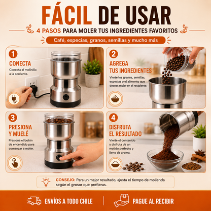 MOLEDOR DE CAFE Y GRANOS