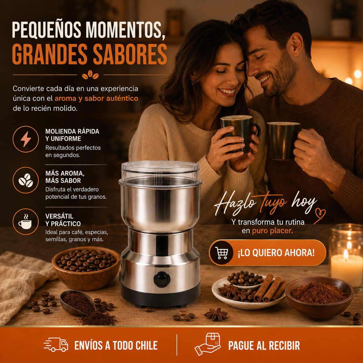 MOLEDOR DE CAFE Y GRANOS