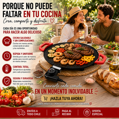 Plancha Eléctrica Antiadherente