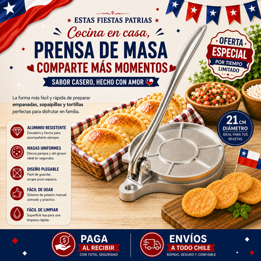 Prensa De Masa de Empanadas 21cm